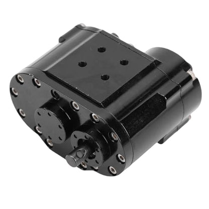 GOWENIC SCX10 D90 Alloy 1/10 Scale RC Crawler Dual Speed Transmission Box/Cover 2 Speeds Gearbox High Torsion Climbing City Mountain Terrain Wide Wheelbase Design