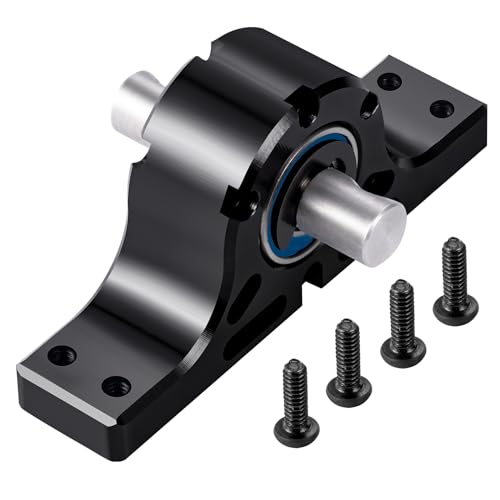 RCHUBAM RC Extend Driveshaft Axle Connector Aluminum Splitter Bridge Connector Replacement Parts for 1/14 Tamiya Trailer Tractor Truck RC Crawler Car