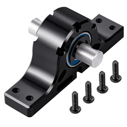 RCHUBAM RC Extend Driveshaft Axle Connector Aluminum Splitter Bridge Connector Replacement Parts for 1/14 Tamiya Trailer Tractor Truck RC Crawler Car