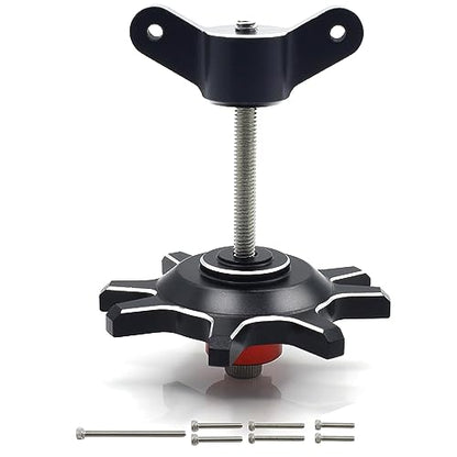 1.9/2.2 Beadlock Wheels Mounting Tool for RC Crawler Tires Rims(Black) | Wheel Mounting,1/10 Scale,Beadlock Tires,Easy Assembly,Precision Fit,Durable Construction - color: Black