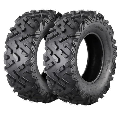 ATV Tires 25x8-12 Set of 2 ATV Tires All Terrain Tires, 25x8-12 6PR Sand Mud Off-Road Tires, Tubeless - size: 25x8-12