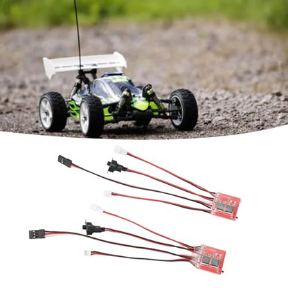 Brushed Electric Speed Controller, 30A RC Brushed ESC for DIY Mini RC Car or Boat w Brake, Two Way RC Brushed Motor Speed Controller for SCX24 1/24, K969 1/24