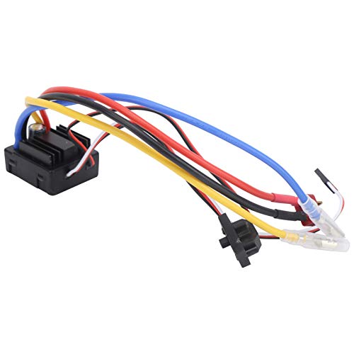 Brushed 80A ESC Program Board Set for 1/8 1/10 RC Car, Excellent Heat Dissipation, Low Voltage Protection for Car Enthusiasts with Remote Control