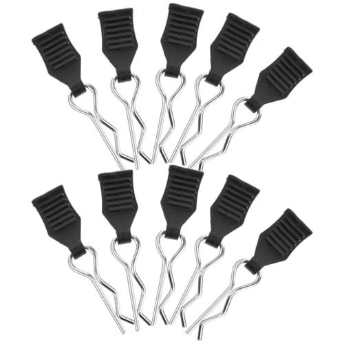 20pcs Universal Rc Car Body Clips with Pull Tabs Bent R-Type Fasteners for Rc Car and Truck Shells Vehicle Spare Parts