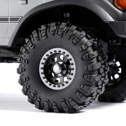 Mud Pro-X 1.9" M/T Tires - 120mm Self-Cleaning Aggressive Tread RC Crawler for 1/10 RC Crawler Upgrade, Compatible with FMS FCX10,SCX10,TRX4 (2pcs) - style: 2pcs