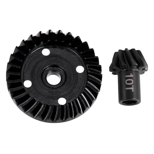 30T/10T Steel Differential Drive Front Rear Gears for MJX Hyper Go | 14210 14209 16208 H14BM 1/14 RC Car Upgrade Part Helical Bevel Gear