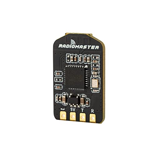 RadioMaster RP3 ELRS FPV Receiver - 2.4ghz ExpressLRS Nano Receiver Drone RX Module with 65mm UFL T Antenna for FPV Drone Tiny Whoop Fixed-wing RC Plane by Speedybee