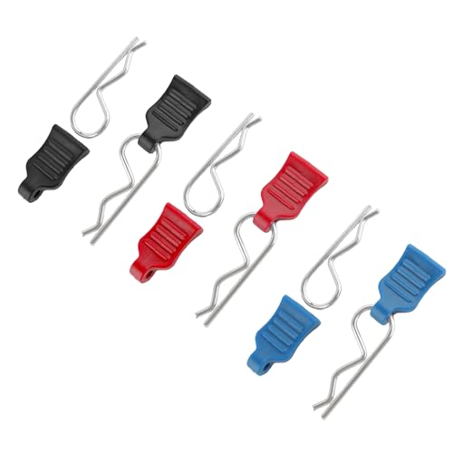 60 Pieces 1mm Universal RC Body Clips with Pull Tabs Car Clips RTR Clip Pins H165 Assembly Spare Parts for 1:14 1:16 1:18 Scale Redcat HPI Himoto HSP Exceed RC Car SCX24 TRX4M Parts Truck Buggy - color: 1.0mm
