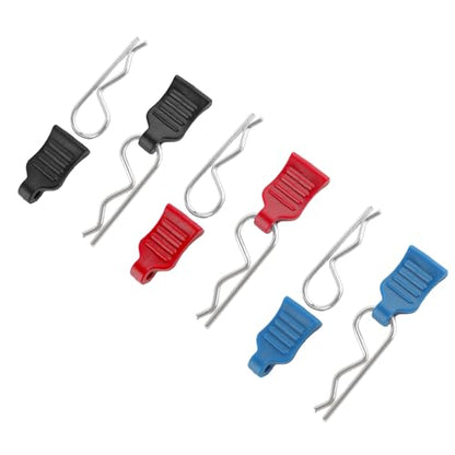 60 Pieces 1mm Universal RC Body Clips with Pull Tabs Car Clips RTR Clip Pins H165 Assembly Spare Parts for 1:14 1:16 1:18 Scale Redcat HPI Himoto HSP Exceed RC Car SCX24 TRX4M Parts Truck Buggy - color: 1.0mm
