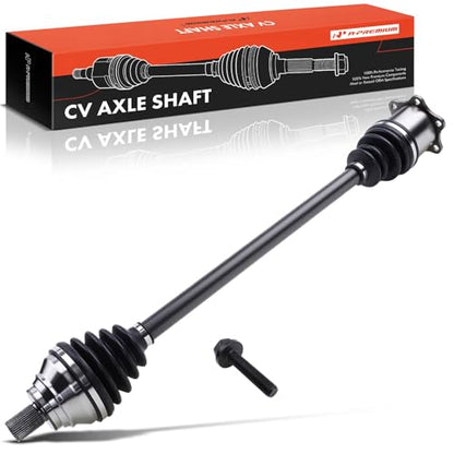 A-Premium Front Right Passenger Side CV Axle Shaft Assembly | Compatible with Volkswagen Jetta 2005-2006/2009-2015, Golf 2010-2014 & Audi A3 2011-2013, 1.9L 2.0L DIESEL