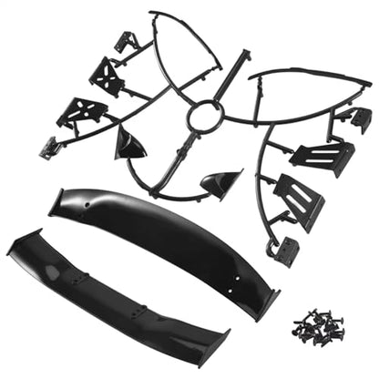 RC Car Accessories Compatible with 1/10 RC for Racing Drift Car Parts Replacement Accessories Rear Wings Drift Road Body Spoiler Wing for Universal