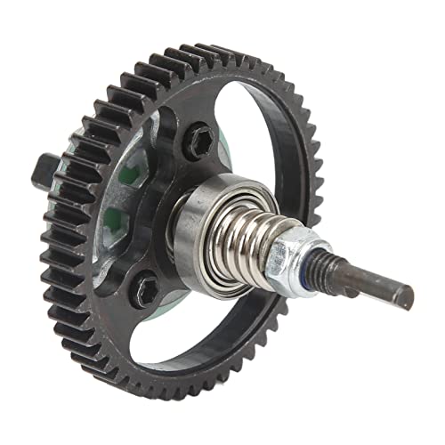 53T Steel RC Car Differential Assembly with 15T 17T 19T Pinions Gear Sets for 1 10 RC Car High Strength Metal Differential Gear for RC Car Upgrade Motor Gear