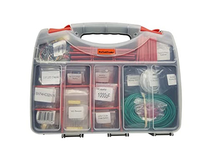 Make: Electronics 3rd Kit 1 & 2 Ultimate Bundle Includes Book & Deluxe Kits - Beginner Intermediate & Advanced Component Pack Follows The Experiments in Make: Electronics Third by Charles Platt - style: Ultimate Kit Bundle 1 & 2 Deluxe