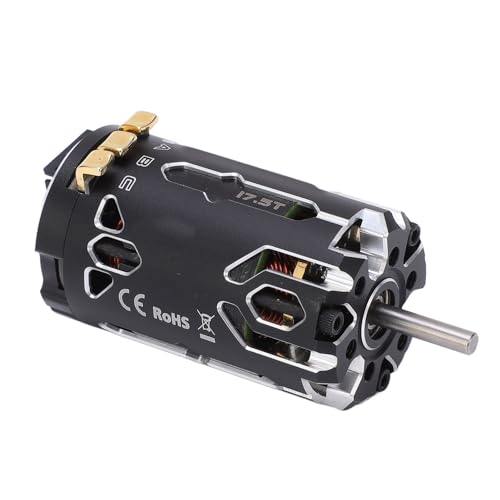 WW 2500KV Sensored Brushless Motor, 380 Size RC Brushless Motor, 17.5T High - Efficiency Motor with 3.175mm Shaft for 1/12 and 1/14 Scale RC Cars, Aluminum Alloy Shell,