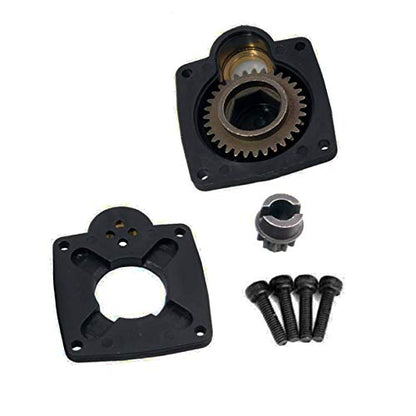 Share Goo Electric Power Starter Power Back Cover Backplate Roto E-Start Drill Plate 11012 for 1/8 RC Car SH 28 Nitro Engine Rotor, Hole Centers 32mm