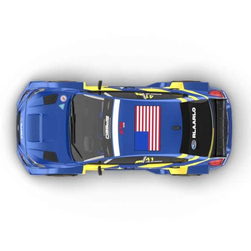 Rlaarlo XTS-S10 1/10 Scale 4WD RTR Carbon Fiber Brushless RC Rally Car, 3652-3300KV 80A Sensored ESC 3S Rally Suspension - color: Blue (Xts-s10)
