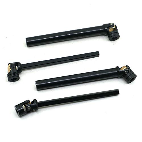 2PCS Stainless Steel Centre Drive Shaft CVD Upgrade Parts for 1/10 RC Crawler Axial SCX10 RC4WD D90 Redcat Gen7 /Pro Crawler (100-138MM)