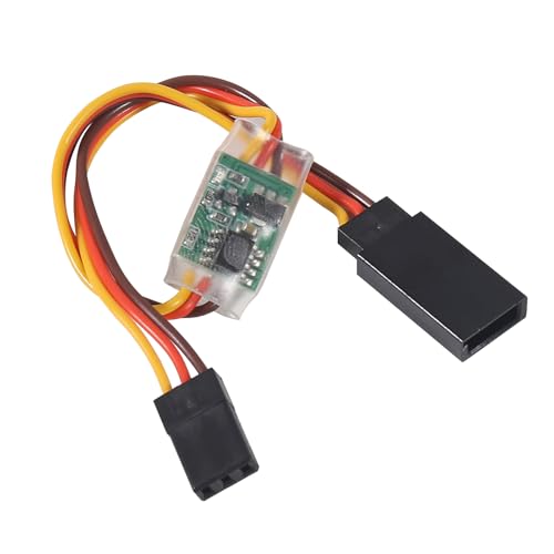 5pcs Servo Signal Reverser Rotation Inverter 3.6V - 24V Steering Gear Reverser for JR Futaba Aircraft Airplane Steering Gear and Any Servos - style: B