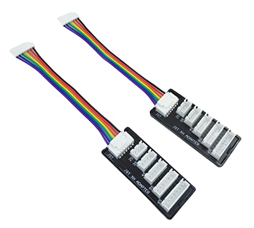 2Pack JST-XH Balance Board 2-6S Lipo Battery Charger Extend Expansion Board Adapter Converter for RC Car Truck Lipo Battery Charging