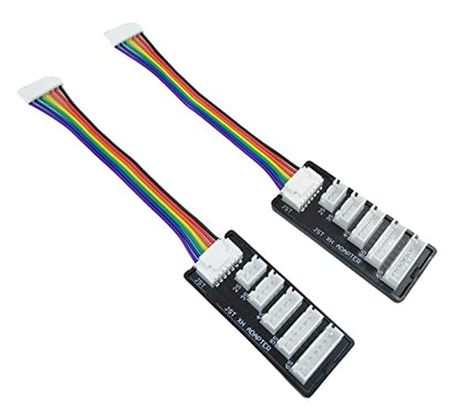 2Pack JST-XH Balance Board 2-6S Lipo Battery Charger Extend Expansion Board Adapter Converter for RC Car Truck Lipo Battery Charging