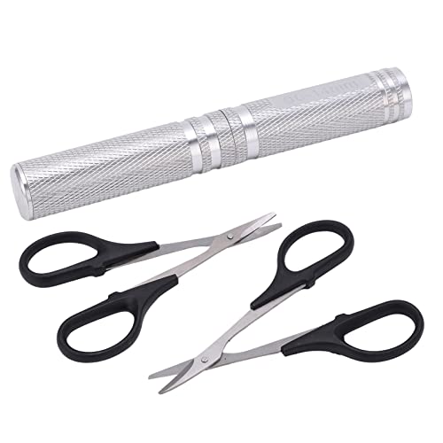 0-14mm RC Body Reamer Hole Puncher with Sleeve & Curved Scissors Tool Drills Set for RC Body Shell (Silver) - color: Silver