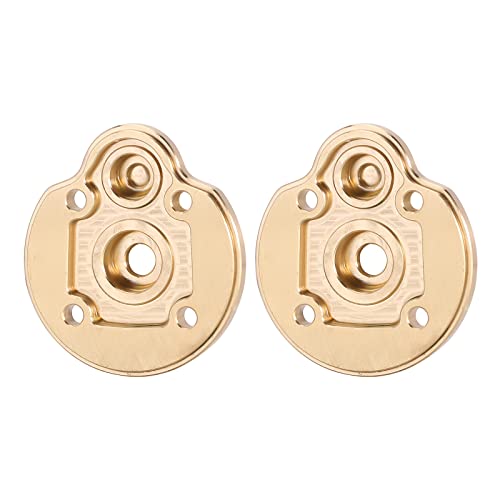 INJORA Brass Portal Cover Steering Knuckle Set for 1/18 Axial UTB18 Buggy Front Axle Upgrade, 66g/pcs