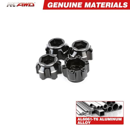 RCAWD for Pro-Line 1/10 6x30 to 17mm Aluminum Wheel Hex Adapters Upgrades Parts #PRO633800