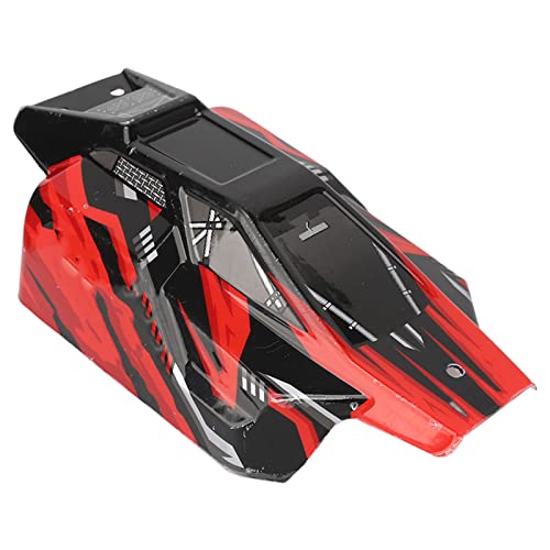 Car Body Shell for SCY 16201PRO 1/16 RC Car, PVC High Impact Resistance Remote Control Car Body Frame Replacement, Durable RC Shell with Exquisite Print and Precise Fit (Red) - color: Red