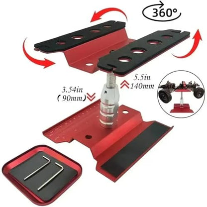 for TRX-4 for Axial for SCX10 II 1/10 1/8 1/12 RC Crawler Car for Tamiya for HSP Tools Metal Repair Station Work Stand Assembly for Platform WTray RC Car Repair Kit