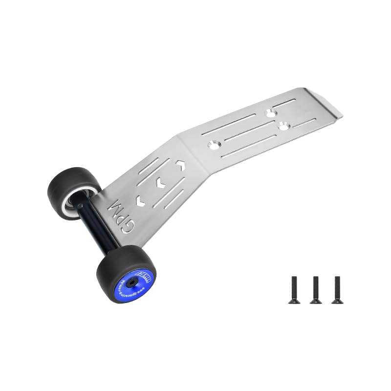 GPM Stainless Steel Bearing Wheelie Bar for Mini Xrt Vxl 3S-108076-1 (Blue) - color: Blue