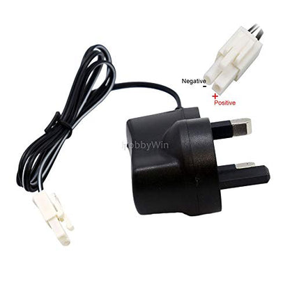 9.6V 250mA UK Charger EL-2P Male Plug P-to-S for NiMH NiCD Battery Pack RC Car Buggy Truck Racing Boat