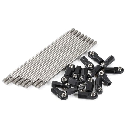1/10 Carbon LCG Chassis Kit with Molded Bed Sliders Delrin Skid Plate Dual Servo Mount for SCX10 AR44 AR45 Capra F9 TRX4 Axle Gspeed V4 Chassis GS-FS Chassis G-Shot Chassis (Links for AR44 Axle) - color: Links for Ar44 Axle