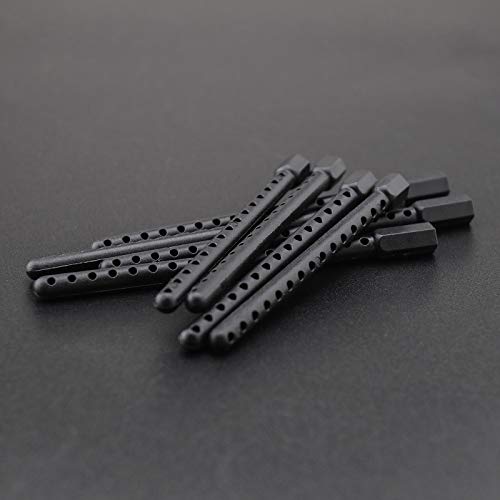 8 Pcs RC 1:10 Body Post Mounts Black Plastic Compatible with HSP 94122 94102 94123 94103 Model RC Car Replacement Parts