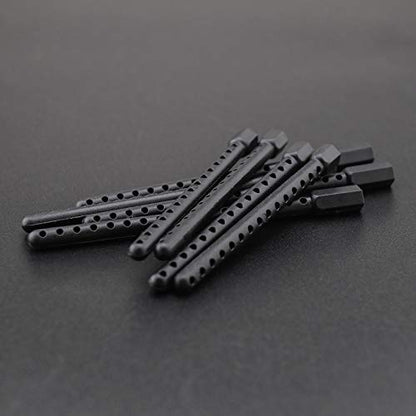 8 Pcs RC 1:10 Body Post Mounts Black Plastic Compatible with HSP 94122 94102 94123 94103 Model RC Car Replacement Parts