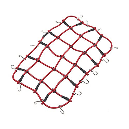 RC Scale Elastic Luggage Net & Luggage Case & RC Shovel Decoration Accessories Compatible with Traxxas TRX4 Axial SCX10 Redcat Gen7 D90 TF2 Tamiya CC01 HSP 1/10 RC Rock Crawler