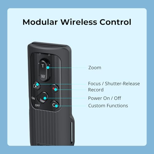 SMALLRIG Camera Remote Control Wireless Shutter Commander for Sony for Canon for Nikon Camera, fits for A7 IV, A7R III, A7S III, A6700, FX3, A7CR, A7C II, ZV-E10, R5, R6, R7, R8-5207 - style: Camera Remote Control