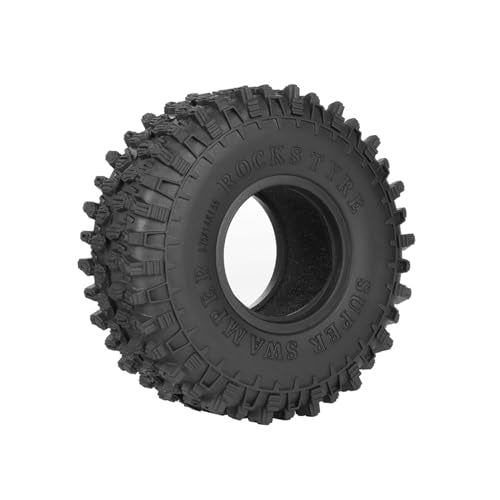 1.55 inch Tires Rubber Tyres for 1:10 RC Crawler Car D90 TF2 Tamiya CC01 LC70 MST JIMNY 90069 (90mm) - color: 90mm