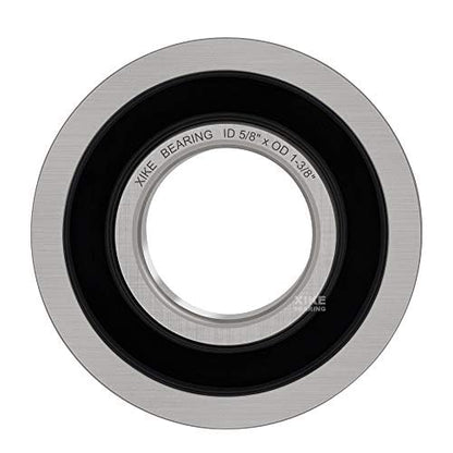 XiKe 5/8" Bearing, Lawn Mower Wheel Bearings ID 5/8" x OD 1-3/8" | Fits for Wheelbarrows & Carts Wheel Bearing and Marathon# 60602 Flanged Precision Ball Bearing - size: ID 5/8" x OD 1-3/8"