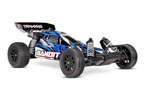 Traxxas Bandit 2WD XL-5 Off-Road Buggy with Battery and Charger (Blue) - color: Blue