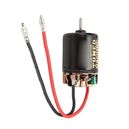 540 Brushed Motor Iron Copper 21T RC 540 Motor with External Carbon Brush Two Way Bearing for 1 10 RC Car for Axial SCX10 90046 Drift and Sport Use