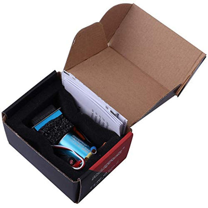 HobbyPark 2435 4800KV Brushless Motor and ESC Combo 25A Electric Speed Controller for Traxxas 1/18 LaTrax Teton Desert Prerunner Rally, 1/16 Revo RC Cars Trucks