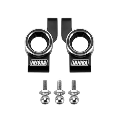 INJORA Aluminum Front Rear Suspension Arms, Front Steering Knuckles, Caster Blocks C Hubs and Rear Hubs for Buggy Losi Micro-B/Micro-T Upgrade