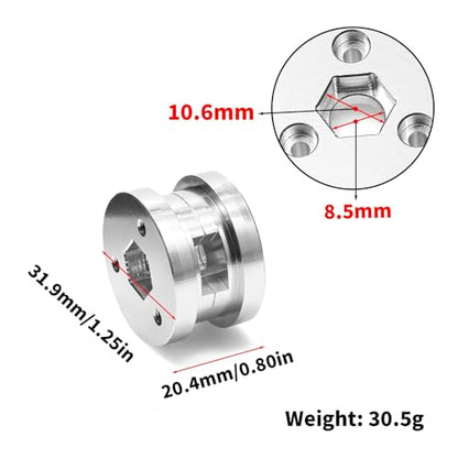 Diff Locker for Tamiya Clod Buster, Super Clod Buster, Bullhead | CNC-machined aluminum, locks one axle, installs inside stock differential