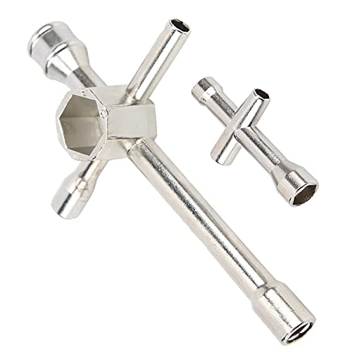 Socket Set, Steel RC Cross Wrenches, Hex Driver for Tire Nut and Removal for RC Cars and Vehicles