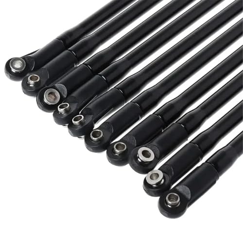 RC Models Parts For Axial For SCX10 II 90046 10Pcs/Set 1/10 RC Crawler Car Metal Link Set Plastic Rod End