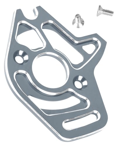 Aluminum RC Motor Mount Upgrades Part for 1/10 Slash 4x4/Slash 4x4 VXL,Alloy Motor Plate Hops Up,Titanium - color: Titanium - Upgrades Part