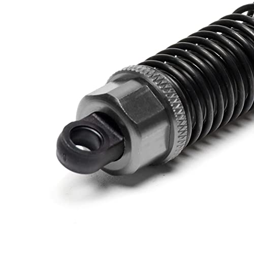 RC Shock Absorber Damper 130mm Oil Adjustable For RC Car 1/10 Crawler Truck HPI HSP Traxxas Losi Axial Tamiya Redcat Upgrade Part 4pcs/set(Titanium) - color: Titanium