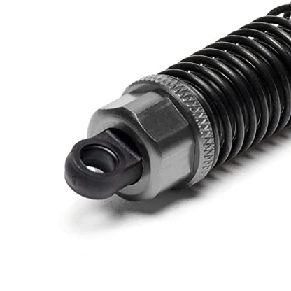 RC Shock Absorber Damper 130mm Oil Adjustable For RC Car 1/10 Crawler Truck HPI HSP Traxxas Losi Axial Tamiya Redcat Upgrade Part 4pcs/set(Titanium) - color: Titanium