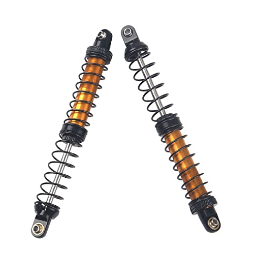 4Pcs ShareGoo Metal Shock Absorber 70/80/90/100/110/120mm Damper Compatible with Tamiya CC01 Traxxas TRX4 Axial SCX10 D90 D110 RR10 1/10 RC Crawler Car (120mm Hole Distance) - size: 120mm Hole Distance