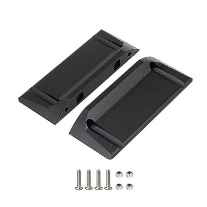 AMK Aluminum Alloy SCX10 II Rock Slider 1/10 Scale RC Crawler Side Pedal Steps for Axial SCX10 Upgrades Element Enduro(Side Plate) - color: Side Plate